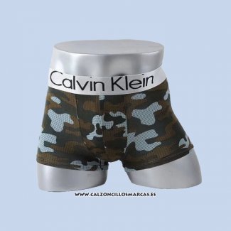 Boxer Calvin Klein Hombre Camuflaje Verde