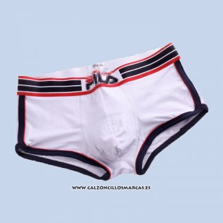 Boxer Fila Hombre Blanco Rojo