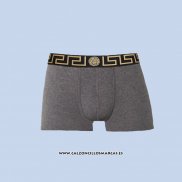 Nuevo Boxer Versace Hombre Negro Gris