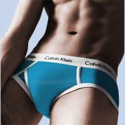 Slips Calvin Klein Hombre 365 Blanco Azul