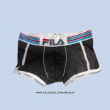 Boxer Fila Hombre Negro Blanco Rojo